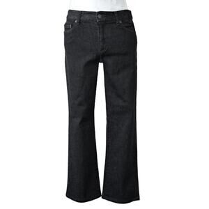 THEORY Black Bootcut Jeans Size 6 Ankle Crop Lot to Mid Rise